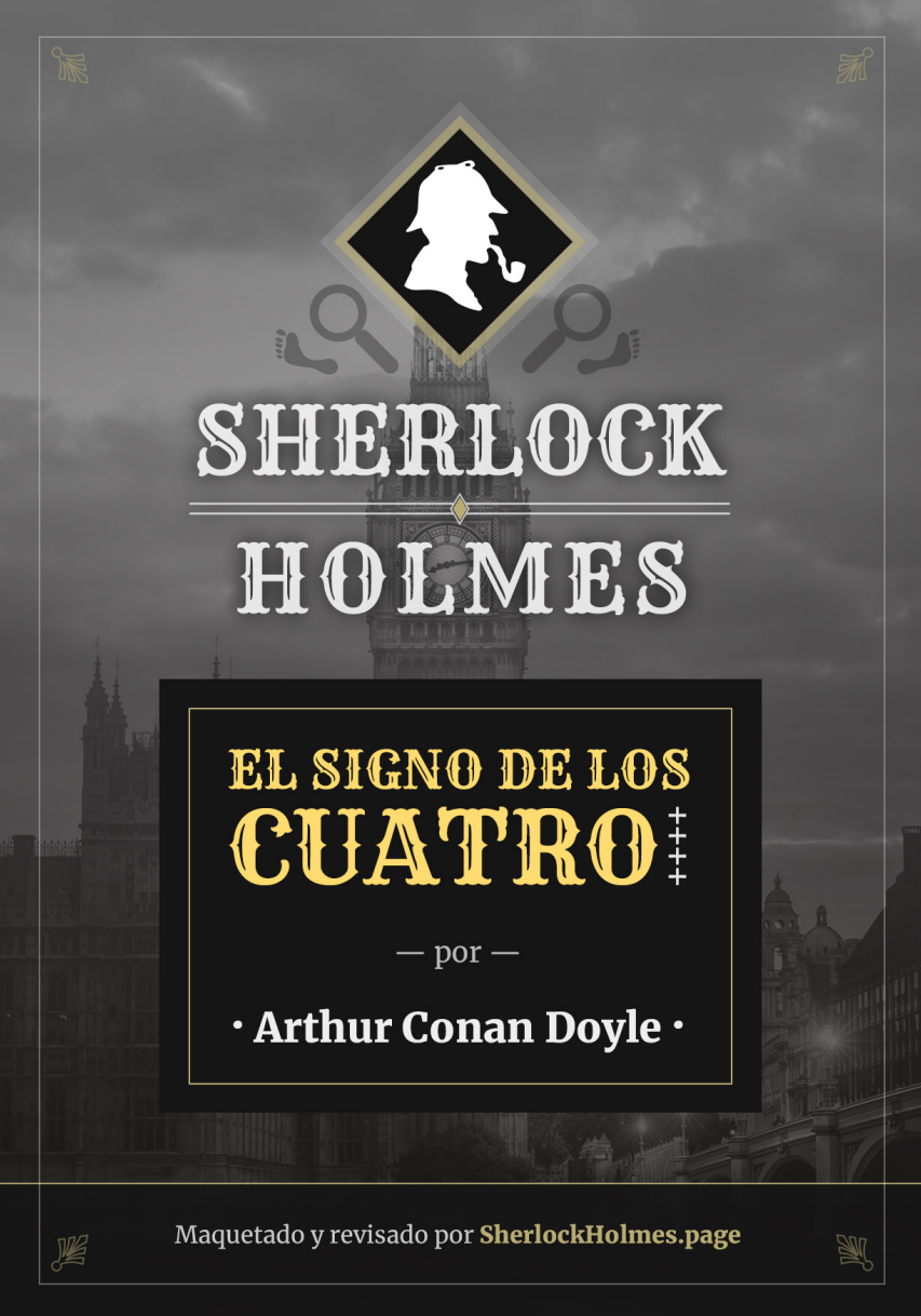 Portada de Sherlock Holmes El signo de los cuatro